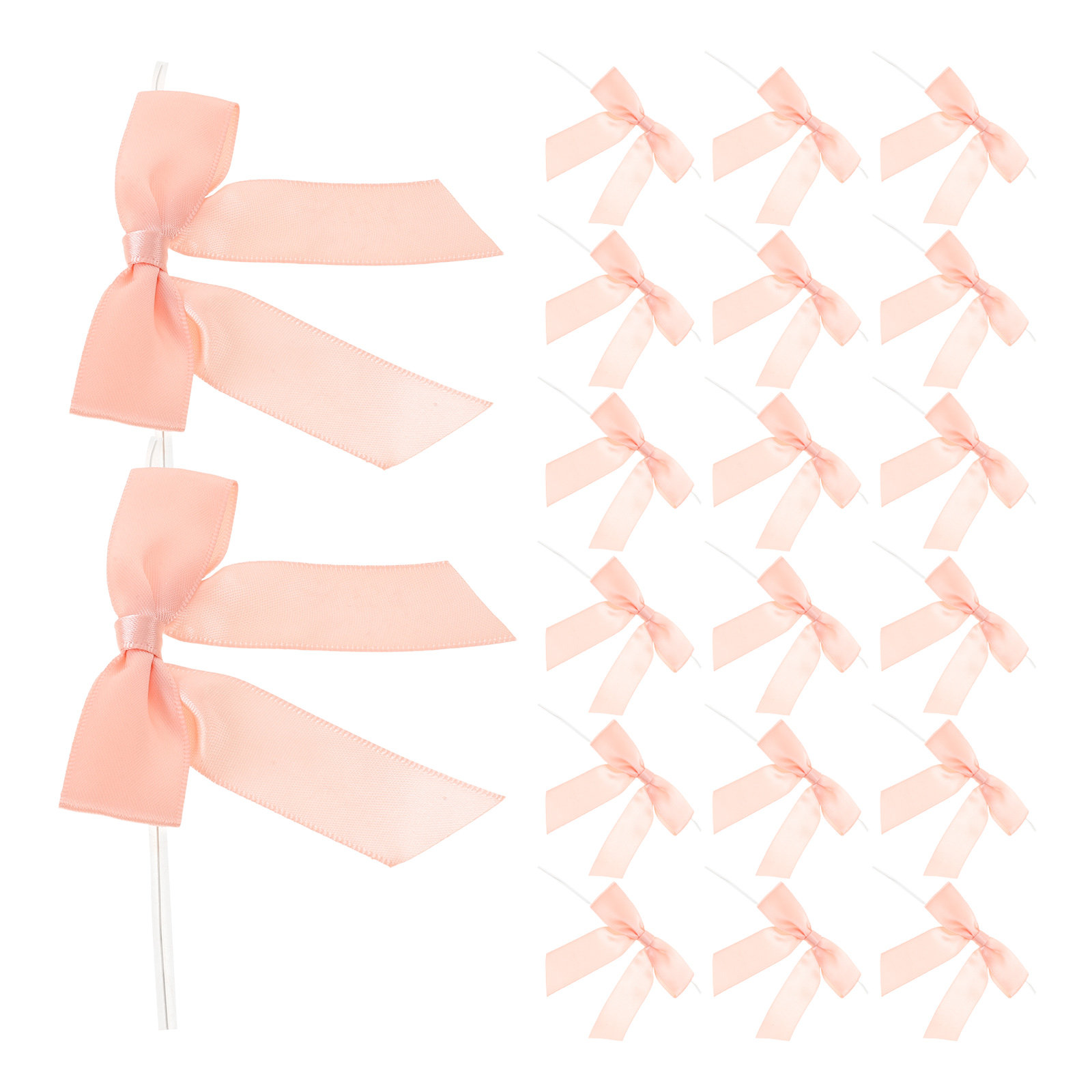 Wedding Cake Supply - 50 Adet Dekoratif Saten Kurdele, Pasta