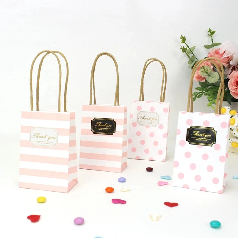 Wedding Supply List - 50 adet Çizgili/Puan Düğün Iyilik ve