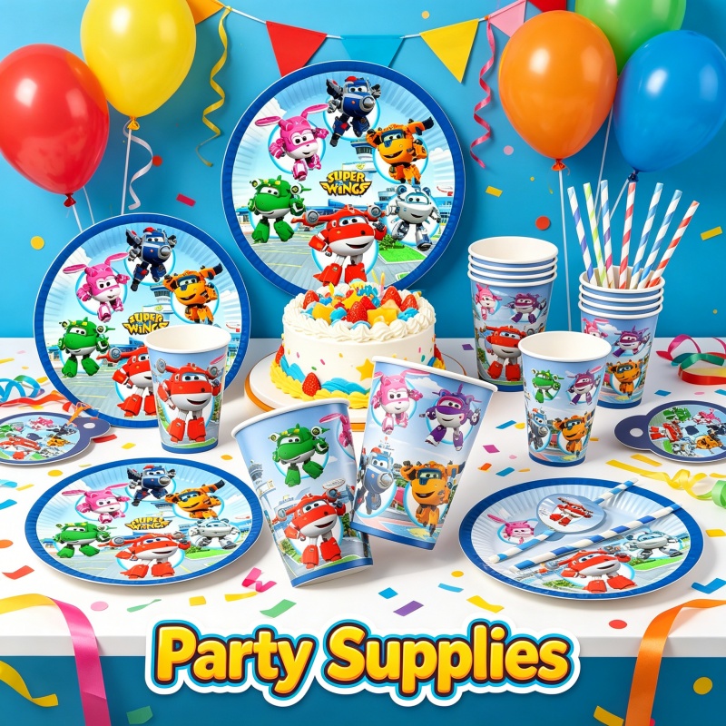 Wedding Supply Kit - Süper Doğum Günü Partisi Dekorasyon Kanatları