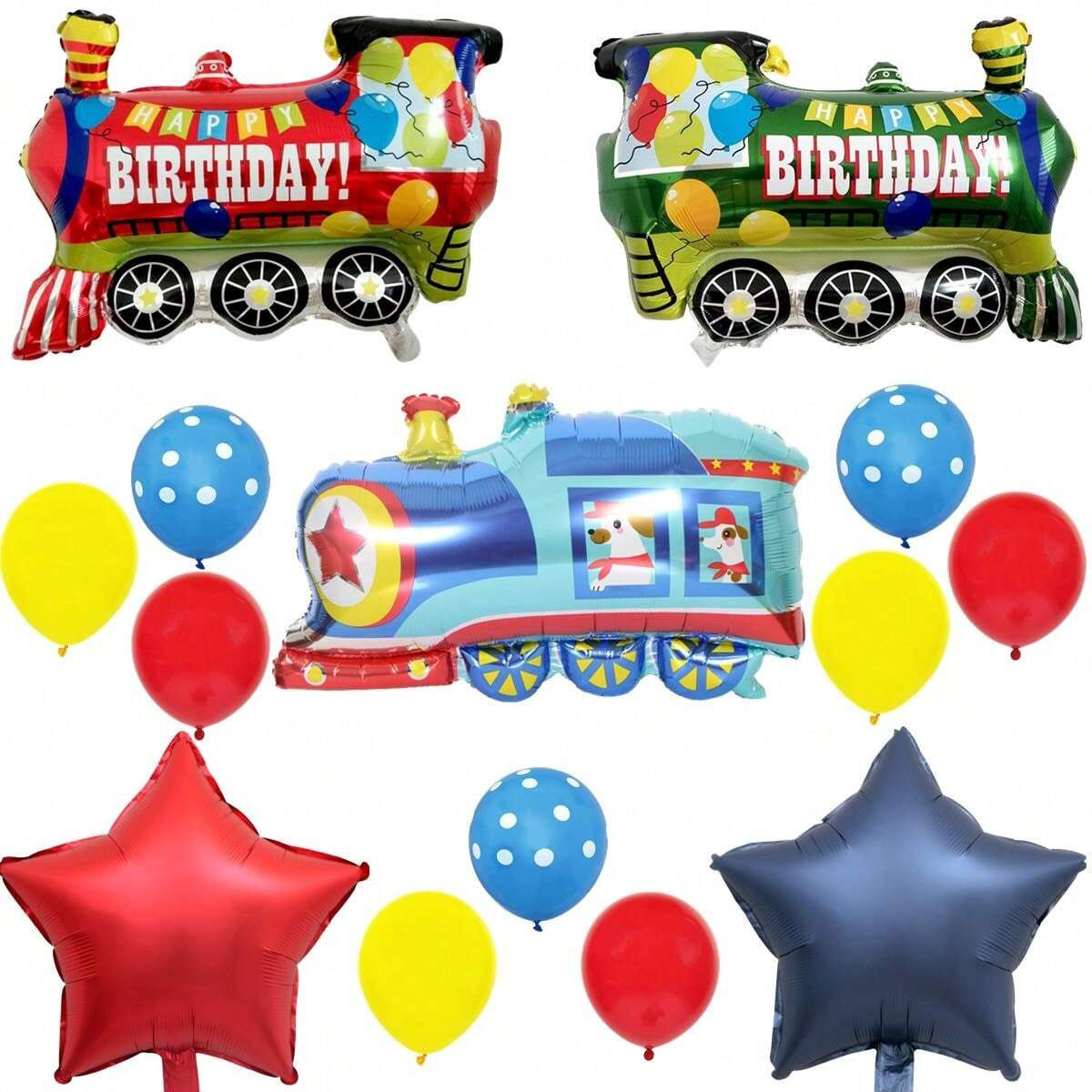 Wedding Supply Kit - 14 Parça Tren Balon Seti Doğum