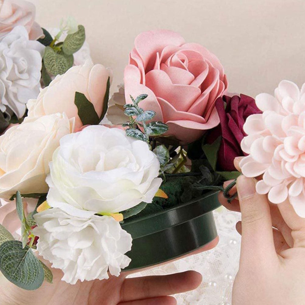 Wedding Event Supply - 2 Adet Yuvarlak Çiçeklik, Su Emici