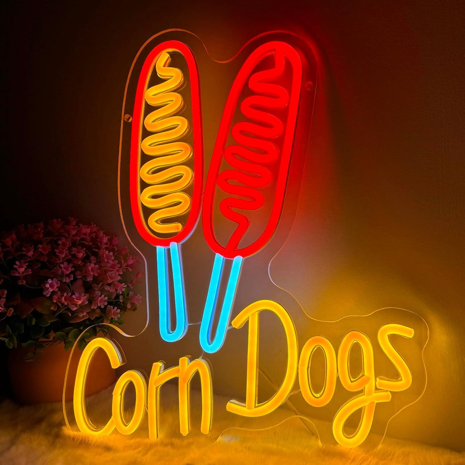 Wedding Led - Mısır Köpeği Neon Tabela Atıştırmalık USB