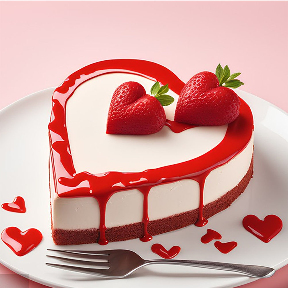 4 Adet Kalp Şeklinde Köpük Pas - Wedding Cake Supply incelemesi ve fiyatı