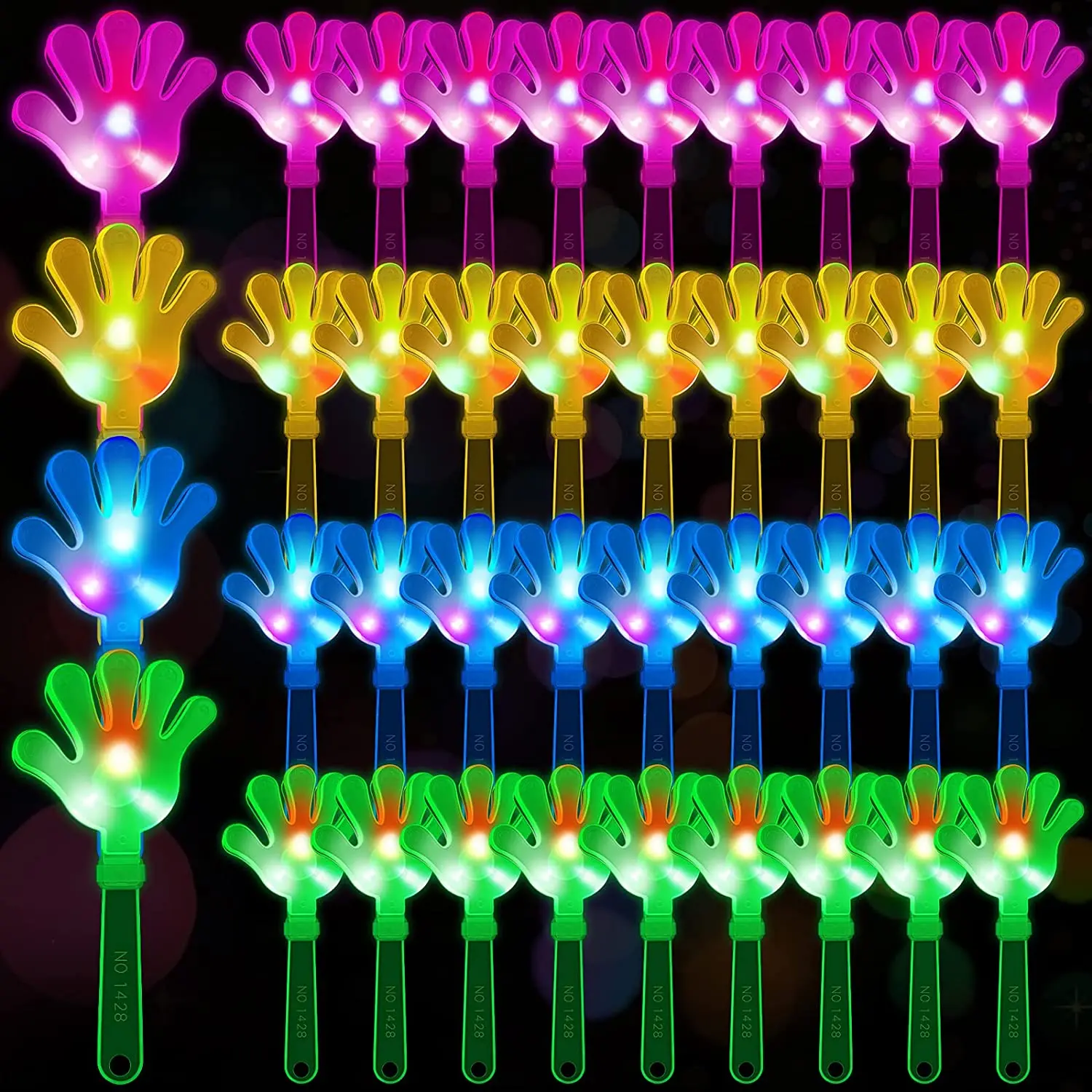 12 adet El Clappers Light up L - Wedding Event Supply incelemesi ve fiyatı
