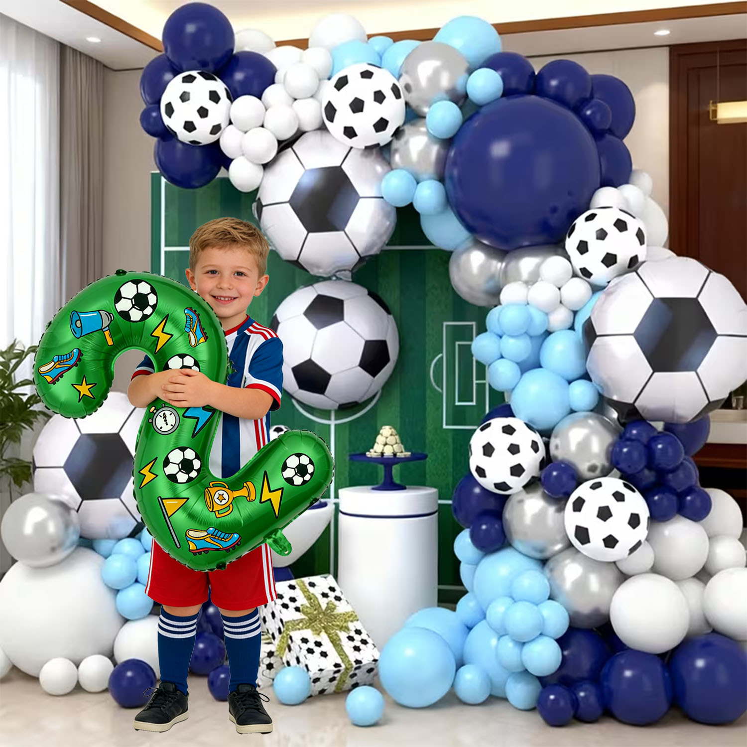 Futbol Temalı Balon Kemeri Set - Wedding Supply Kit incelemesi ve fiyatı