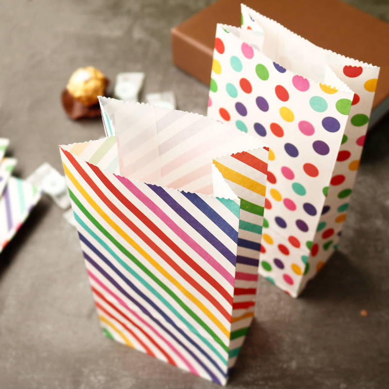 Küçük Kağıt Torbalar Gökkuşağı - Wedding Event Supply incelemesi ve fiyatı