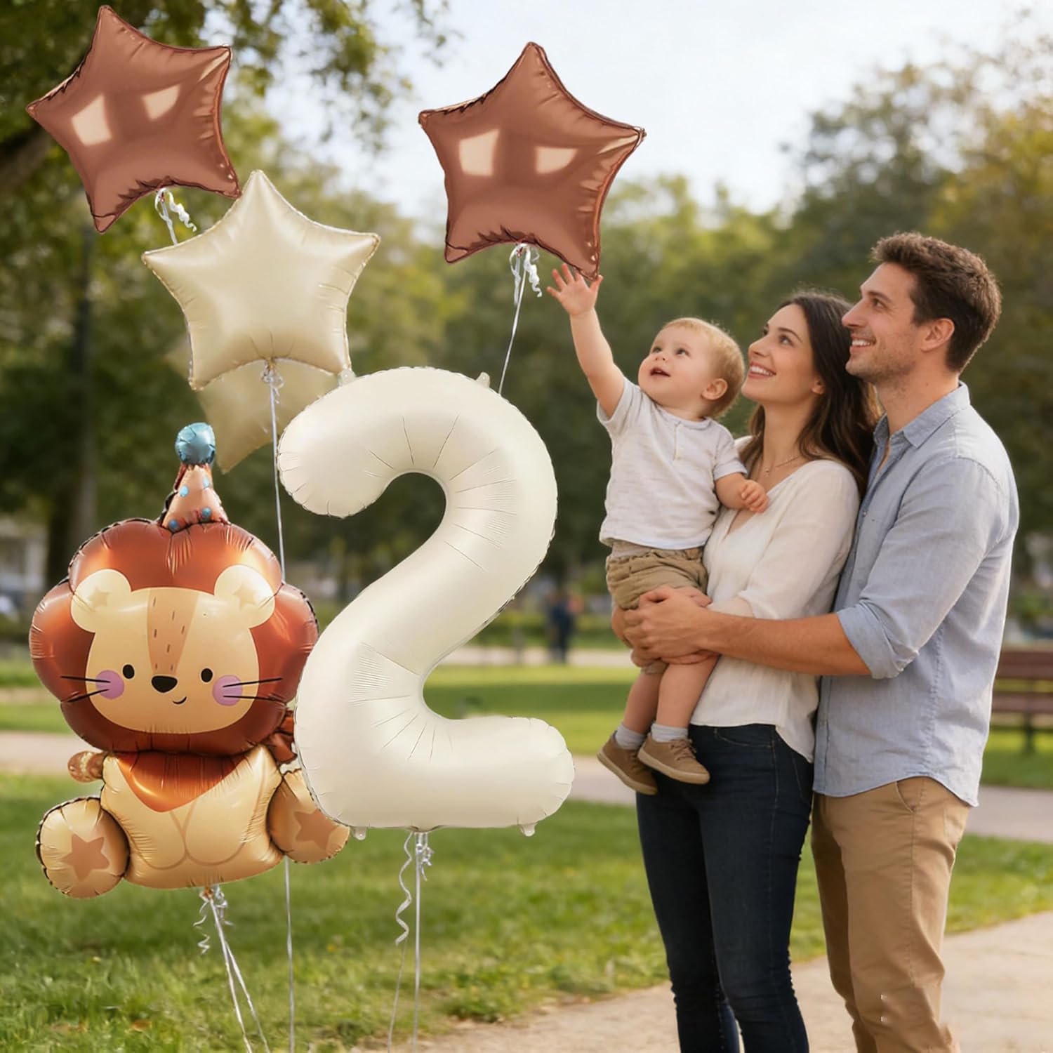 Orman Yaban Hayatı Balon Krem  - Wedding Zoo incelemesi ve fiyatı