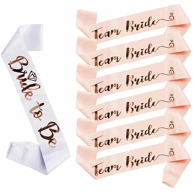 1Set gelin takım gelin saten k - Bride Tribe Sash incelemesi ve fiyatı