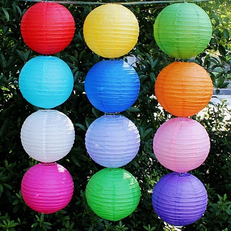 Çok renkli Çin Kağıt Fenerleri - Wedding Event Supply incelemesi ve fiyatı