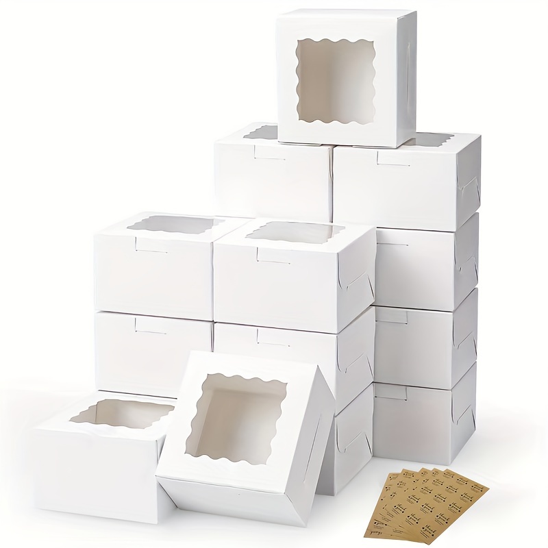 10 adet Kraft kağıt kek şeker  - Wedding Cake Supply incelemesi ve fiyatı